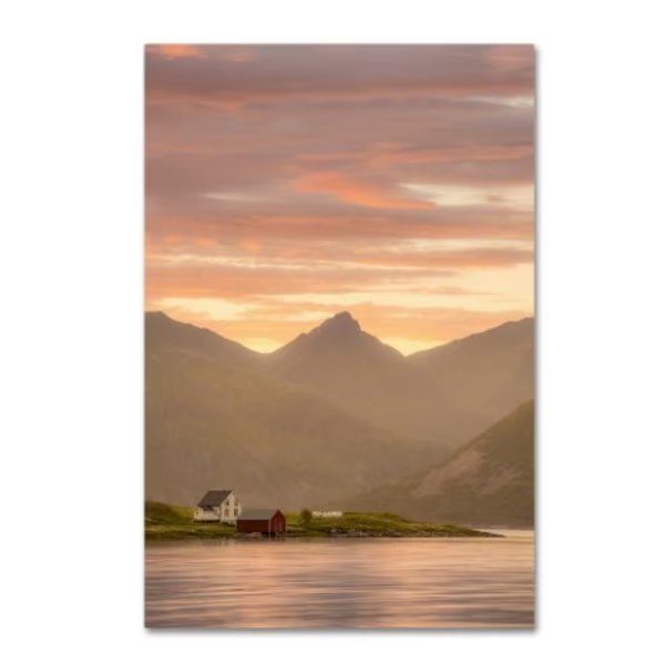 Dan Ballard 'Peaceful Farm 02' Canvas Art, 30x47, Trademark Fine Art, Mfr#: ALI8048-C3047GG